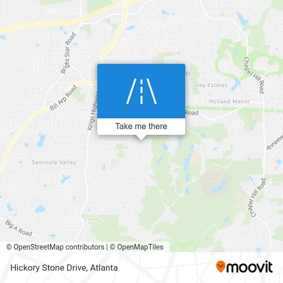 Hickory Stone Drive map