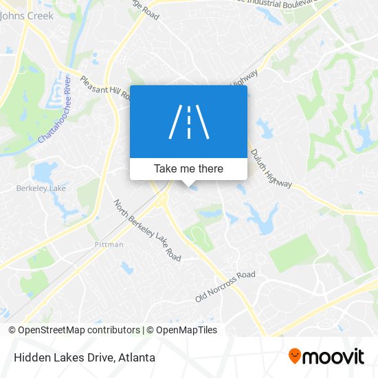 Mapa de Hidden Lakes Drive