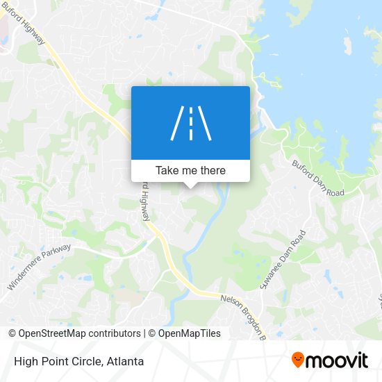 Mapa de High Point Circle