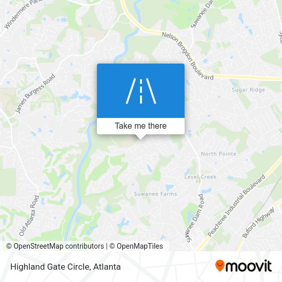Mapa de Highland Gate Circle
