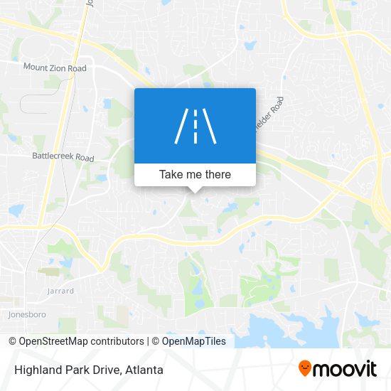 Mapa de Highland Park Drive