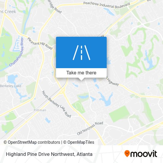 Mapa de Highland Pine Drive Northwest