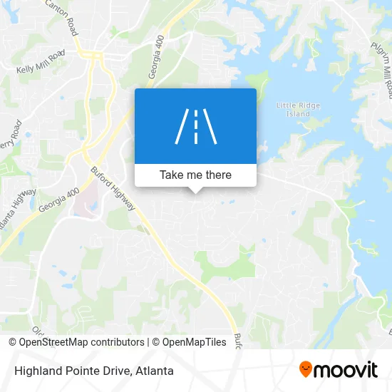 Highland Pointe Drive map