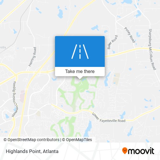 Highlands Point map