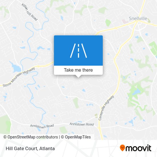 Mapa de Hill Gate Court