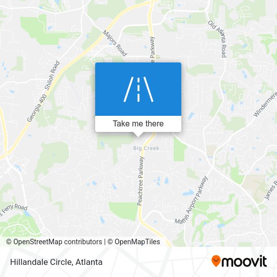 Mapa de Hillandale Circle