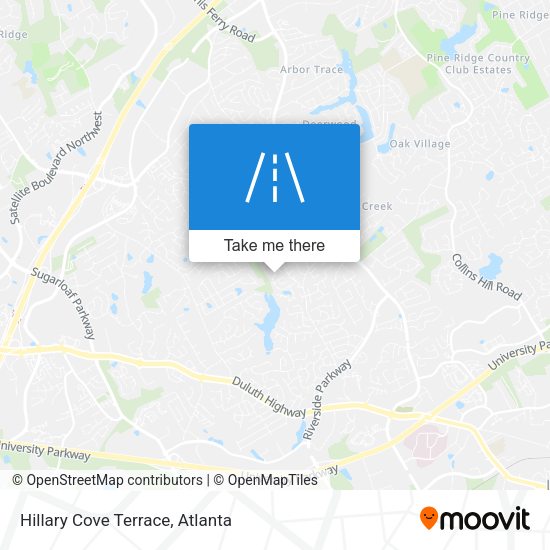 Mapa de Hillary Cove Terrace