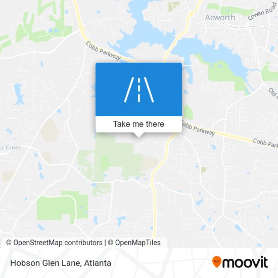 Mapa de Hobson Glen Lane