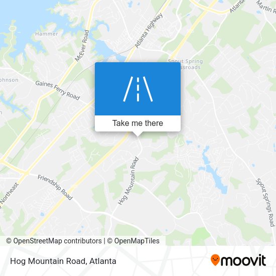 Mapa de Hog Mountain Road