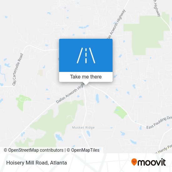 Hoisery Mill Road map