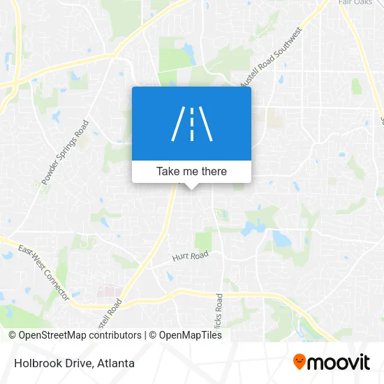 Mapa de Holbrook Drive