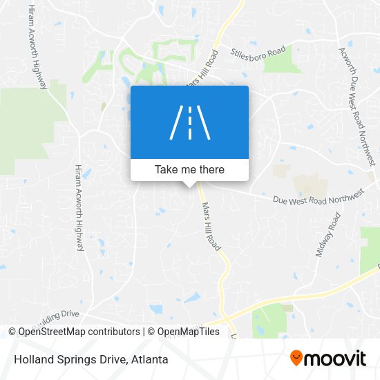 Mapa de Holland Springs Drive