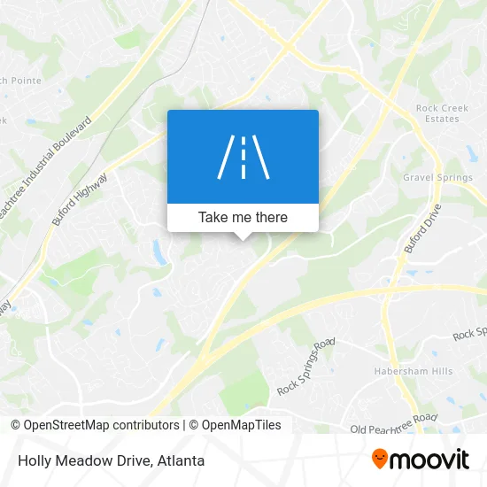 Holly Meadow Drive map