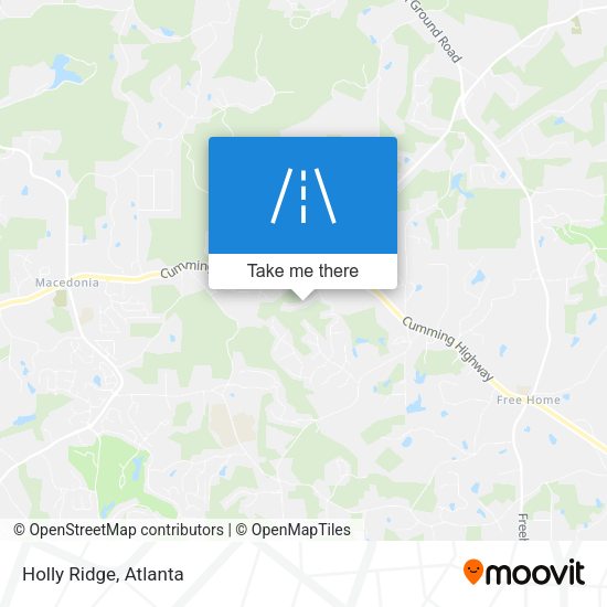 Holly Ridge map