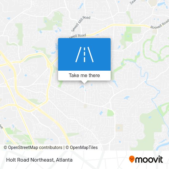 Mapa de Holt Road Northeast