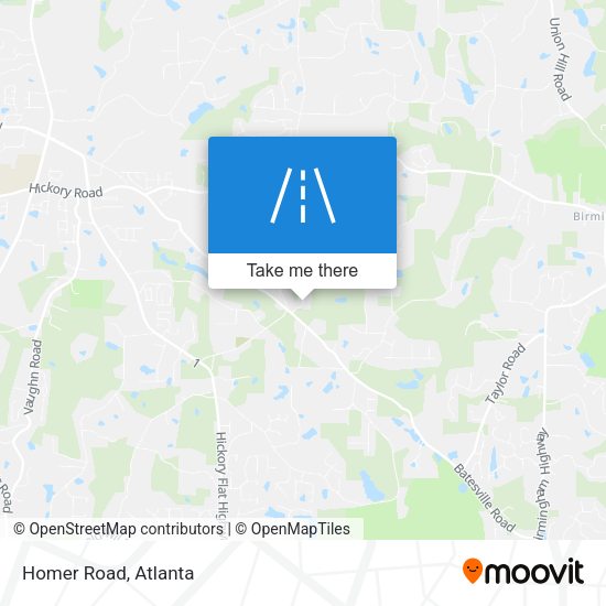 Mapa de Homer Road