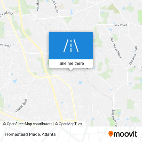 Mapa de Homestead Place