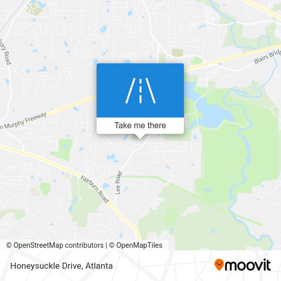 Mapa de Honeysuckle Drive