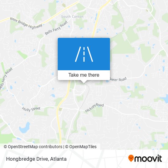 Hongbredge Drive map