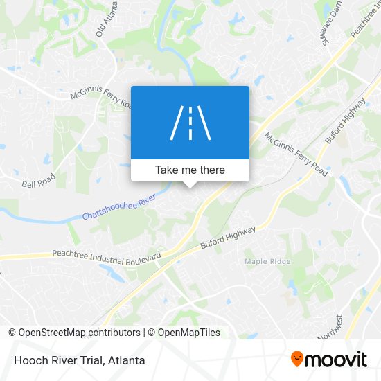 Mapa de Hooch River Trial
