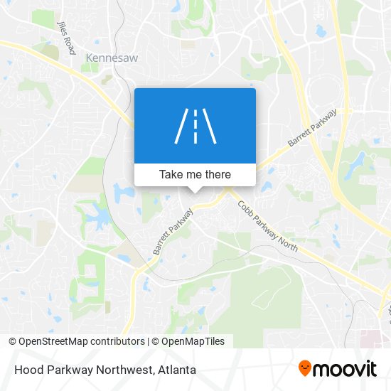 Hood Parkway Northwest map