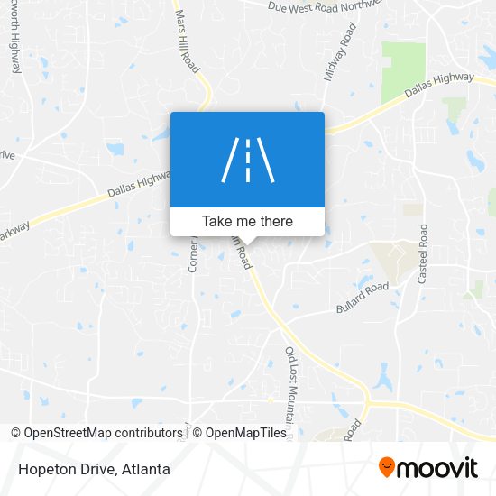 Mapa de Hopeton Drive