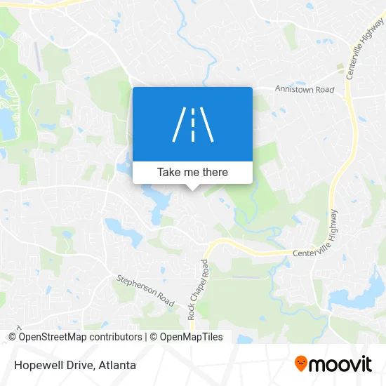 Hopewell Drive map
