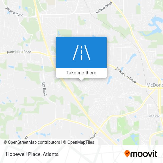 Mapa de Hopewell Place