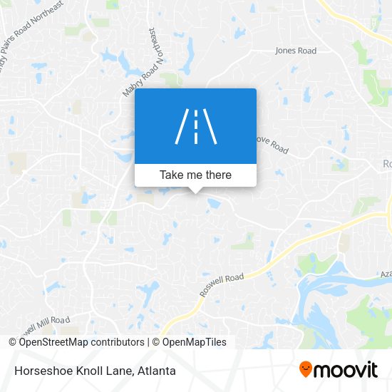 Mapa de Horseshoe Knoll Lane