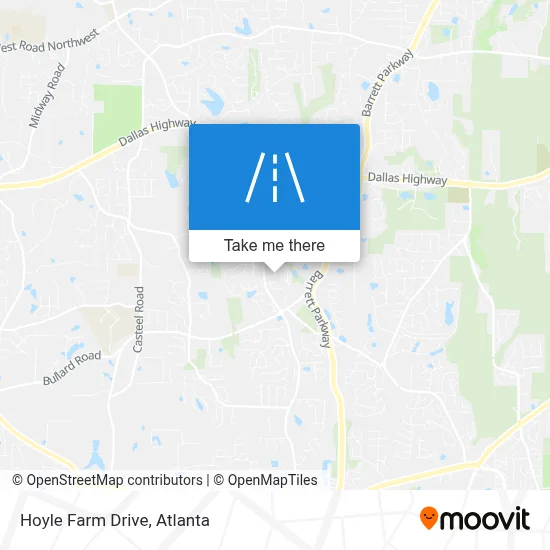 Hoyle Farm Drive map