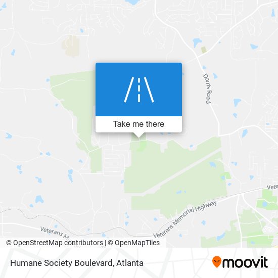 Mapa de Humane Society Boulevard