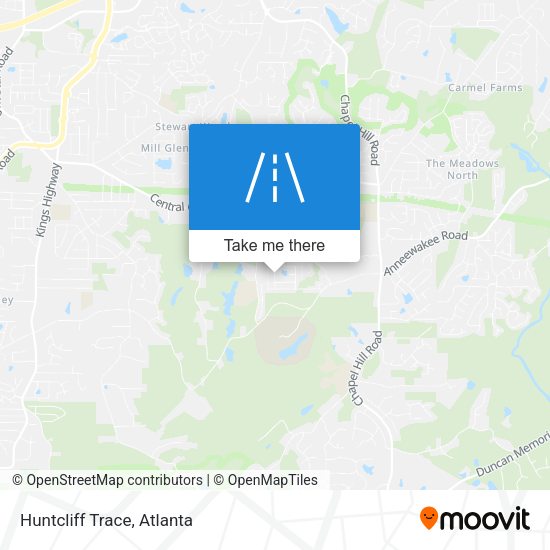 Mapa de Huntcliff Trace