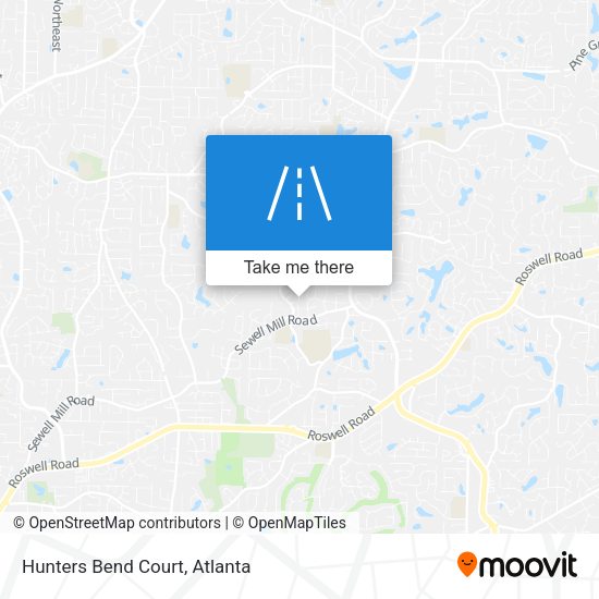 Mapa de Hunters Bend Court