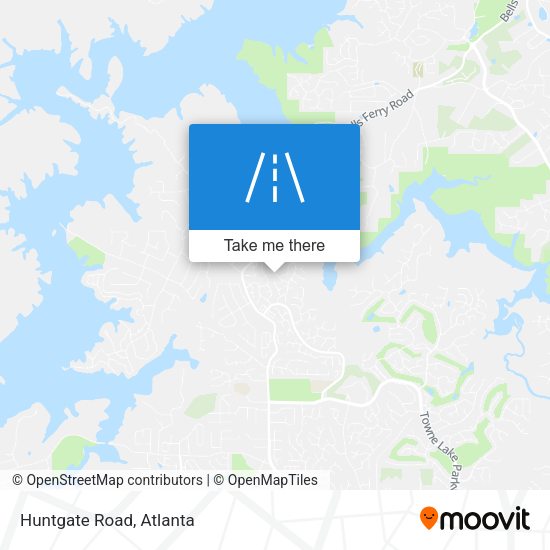 Mapa de Huntgate Road
