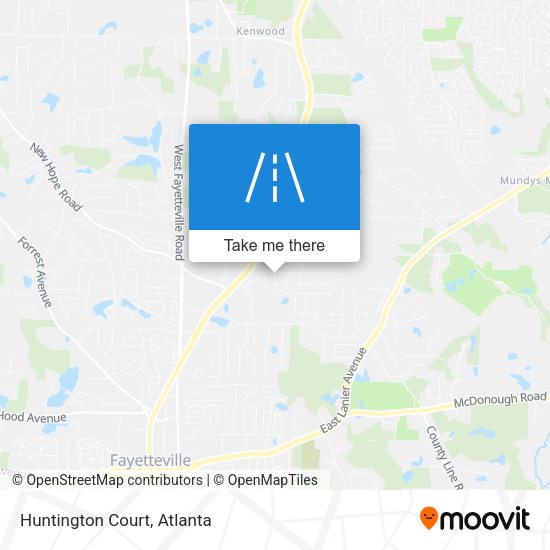 Mapa de Huntington Court
