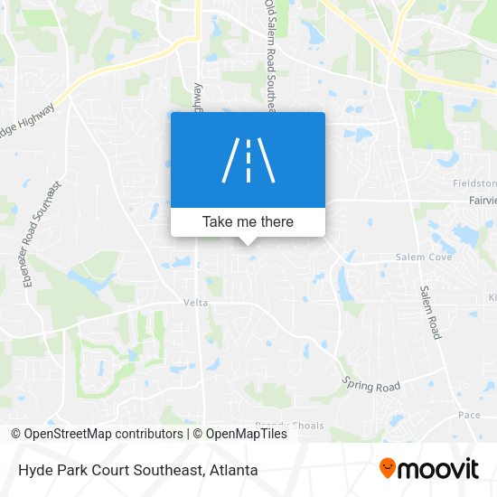 Hyde Park Court Southeast map