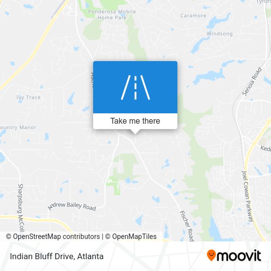 Mapa de Indian Bluff Drive