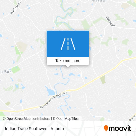 Mapa de Indian Trace Southwest