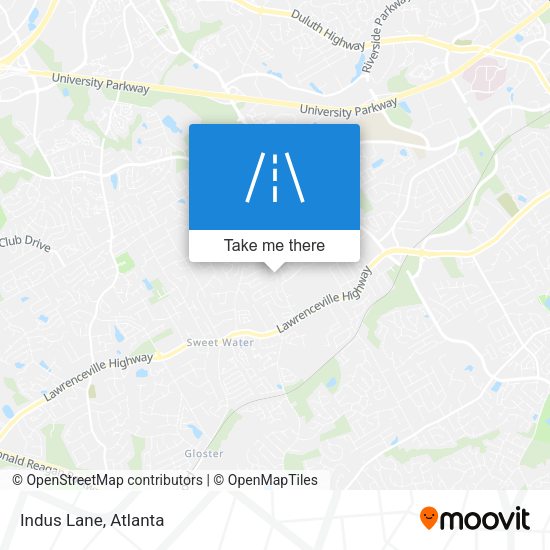 Mapa de Indus Lane