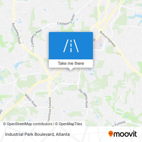 Industrial Park Boulevard map