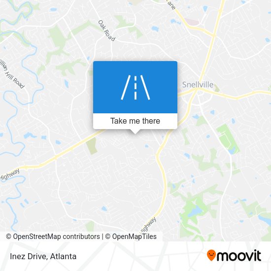 Mapa de Inez Drive