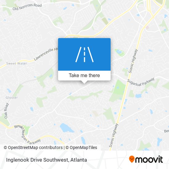 Mapa de Inglenook Drive Southwest