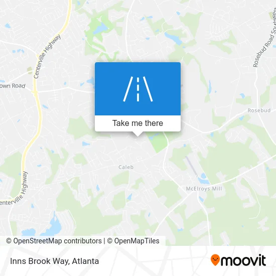 Inns Brook Way map