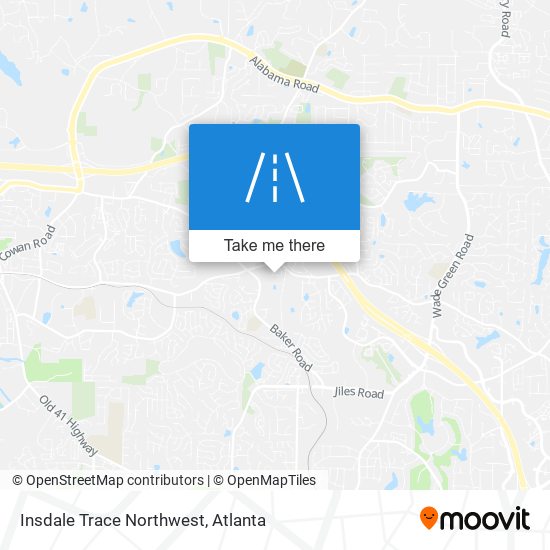 Mapa de Insdale Trace Northwest