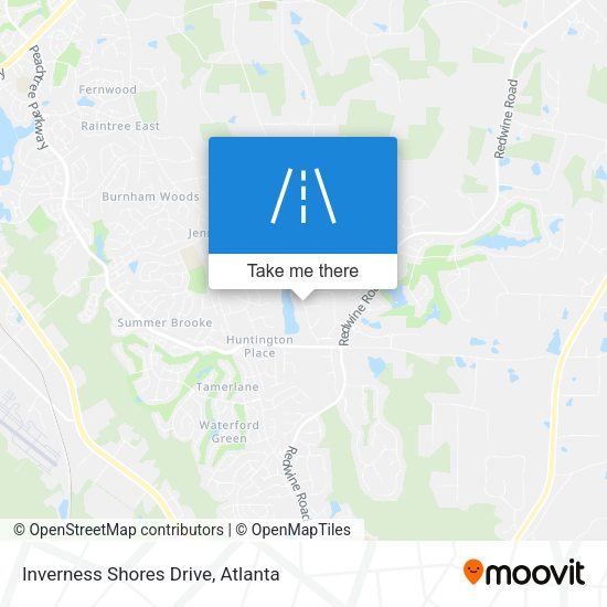 Mapa de Inverness Shores Drive
