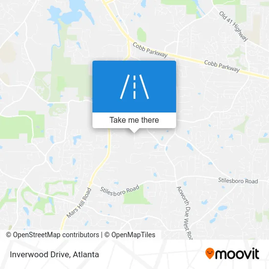 Inverwood Drive map