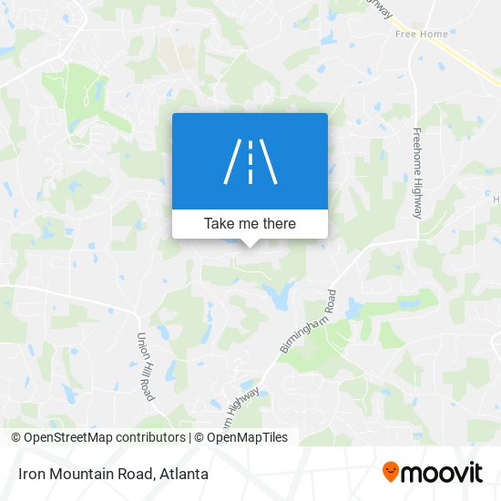 Iron Mountain Road map