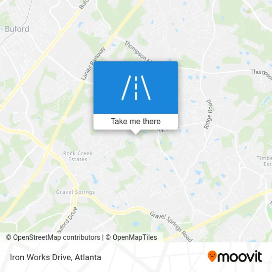 Iron Works Drive map