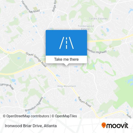 Mapa de Ironwood Briar Drive