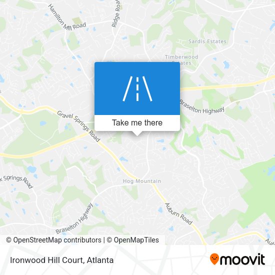 Ironwood Hill Court map